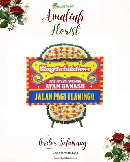 Sewa Papan Bunga Meral Barat