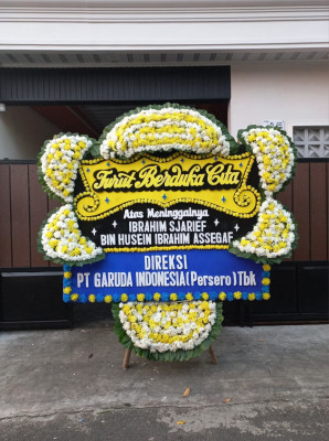 Papan Bunga Duka di Meral Barat